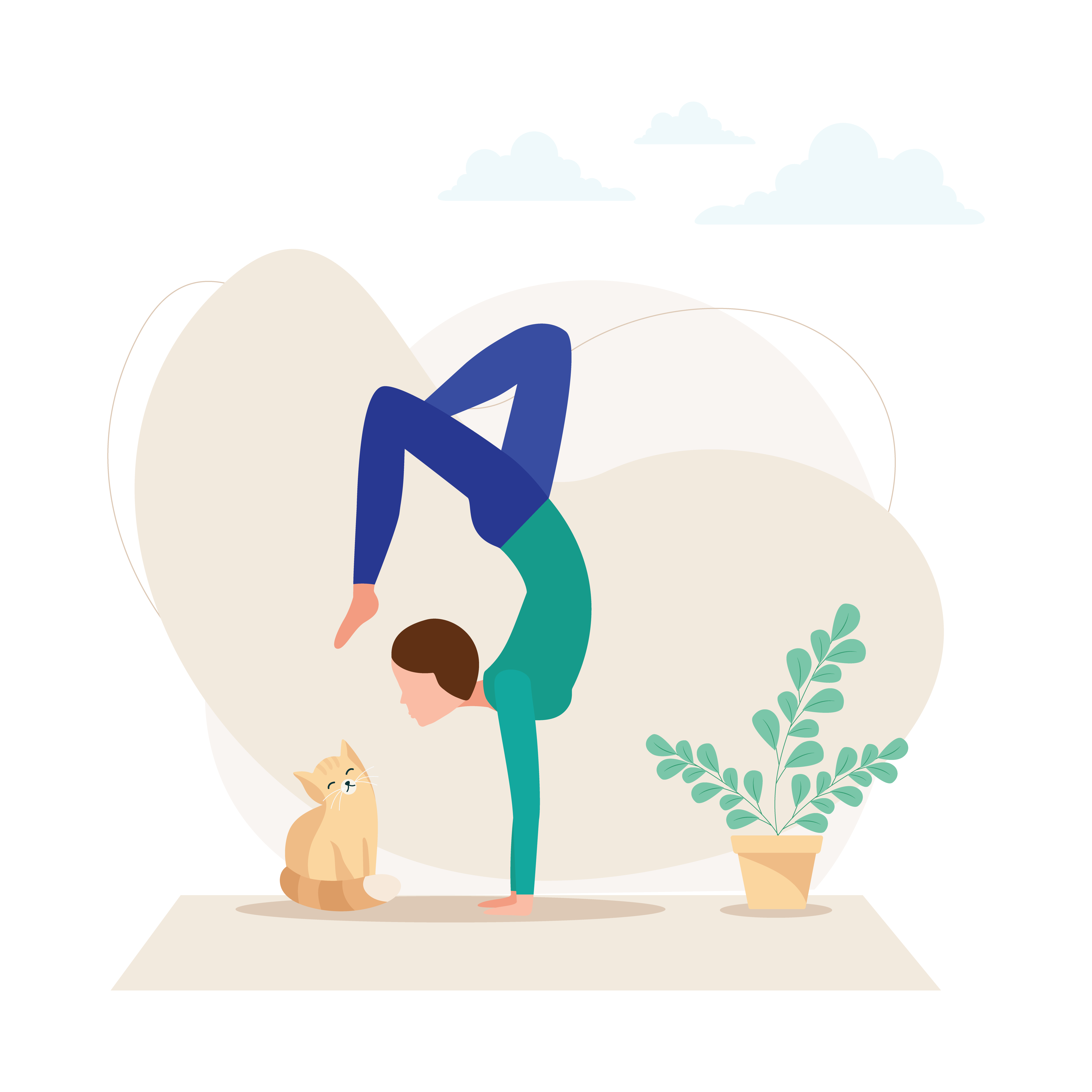 Yoga-Illustration